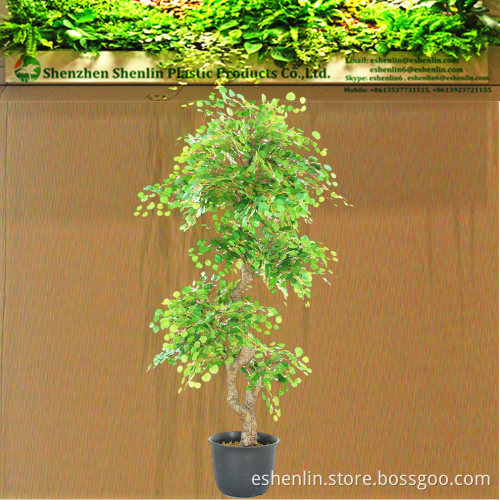 Lifelike realistic indoor fall fake tree from spirit halloween for bedroom